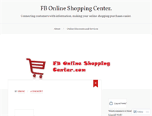 Tablet Screenshot of fbonlineshoppingcenter.com